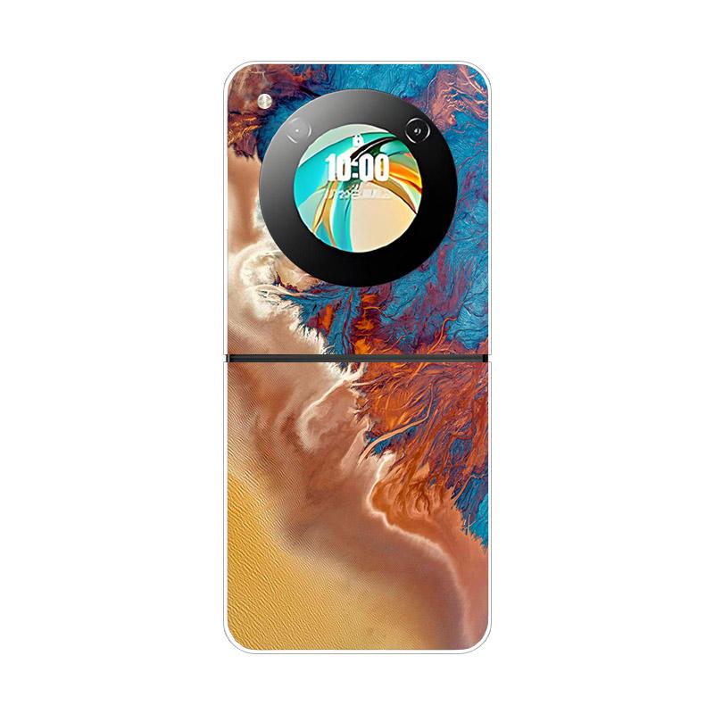 Hülle Für ZTE Nubia Flip NX724J Fundas Transparent Hart Faltbar Stoßfest Bumper Für ZTE Libero Flip 5G Nubia Flip2 Klare Abdeckung