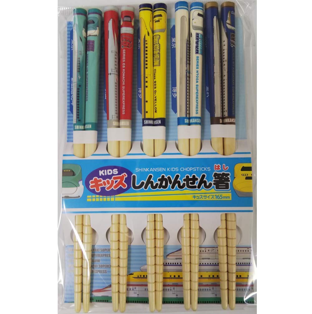 

Kids Shinkansen Chopsticks Set of 5 Shinkansen Goods жёлтый