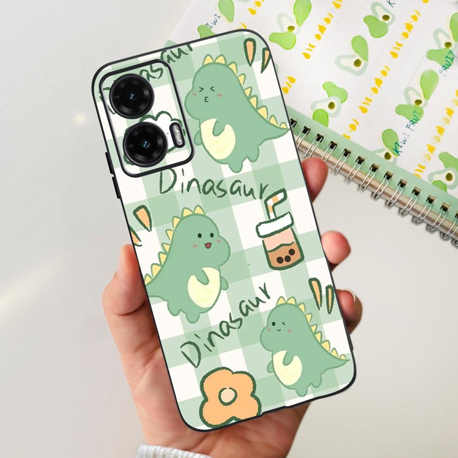 For Motorola Moto G35 5G Case 2024 Cute Cartoon Cat Butterfly Bumper Soft Silicone Phone Cases For MotoG35 G 35 Protective Cover