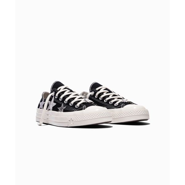 Converse Chuck 70 X Star Print Low Top Canvas Sneakers Unisex sneakers Black A24220C