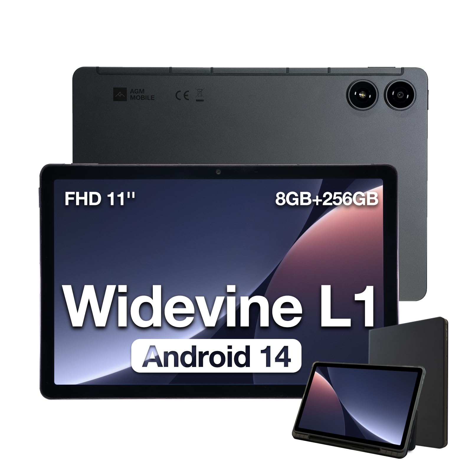 

Новинка для Android 14 AGM PAD P2 Helio G99 16 256GB 2TB FHD Екран Widevine L1 4G 50МП HD 8000мАг 20Вт Швидка Захисний Чохол в Комплекті 2025 Планшет,