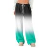 Women's Fleece Wide Leg  Elastic Waist Drawstring Loose Pants Drawstring Pajama Pants Sleepwear Trousers
