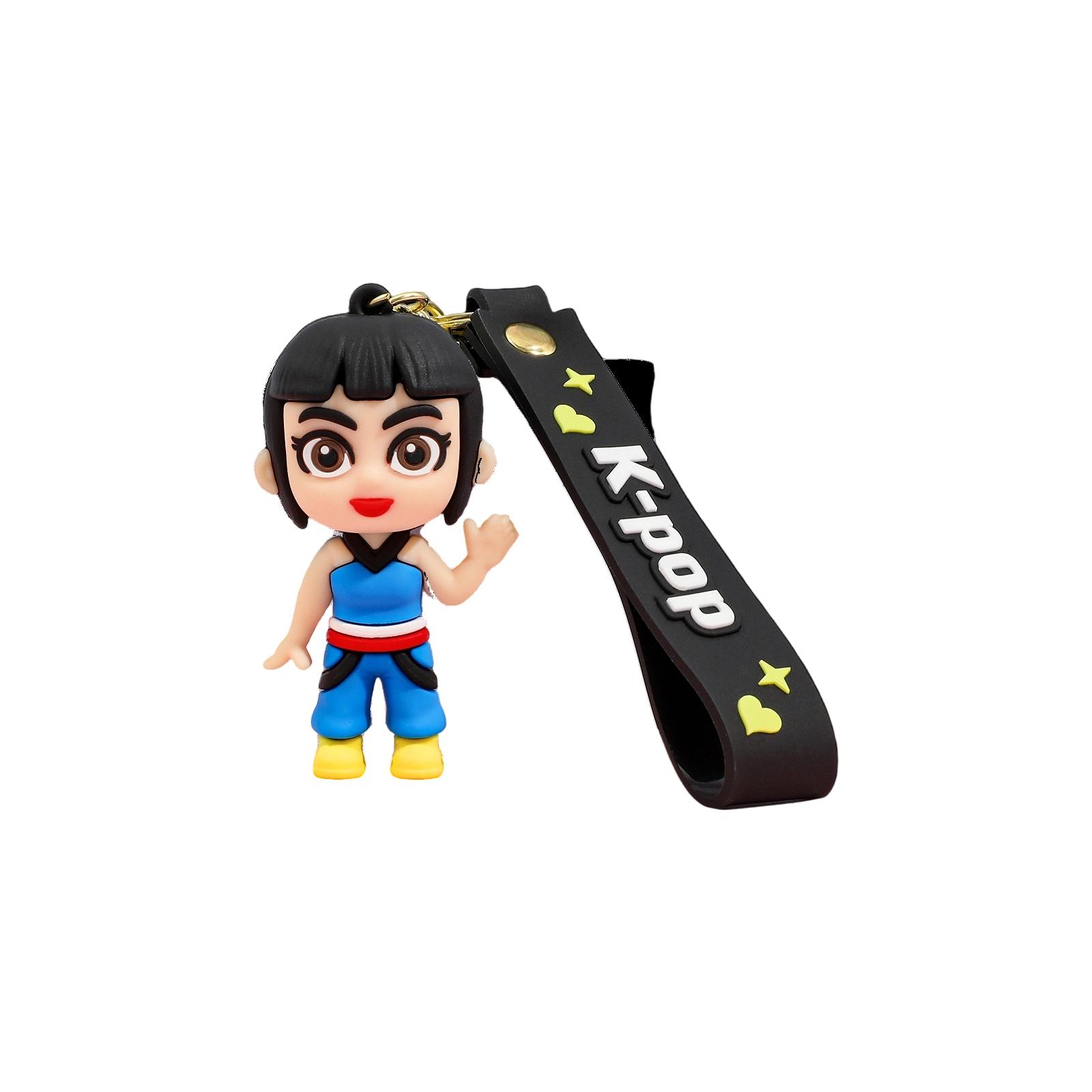 

Adorable Cartoon-Style Silicone Keychains - Assortment Of Character Designs, Key Accessories For Bag Decoration, Perfect Gift For Cartoon Fans A One Size