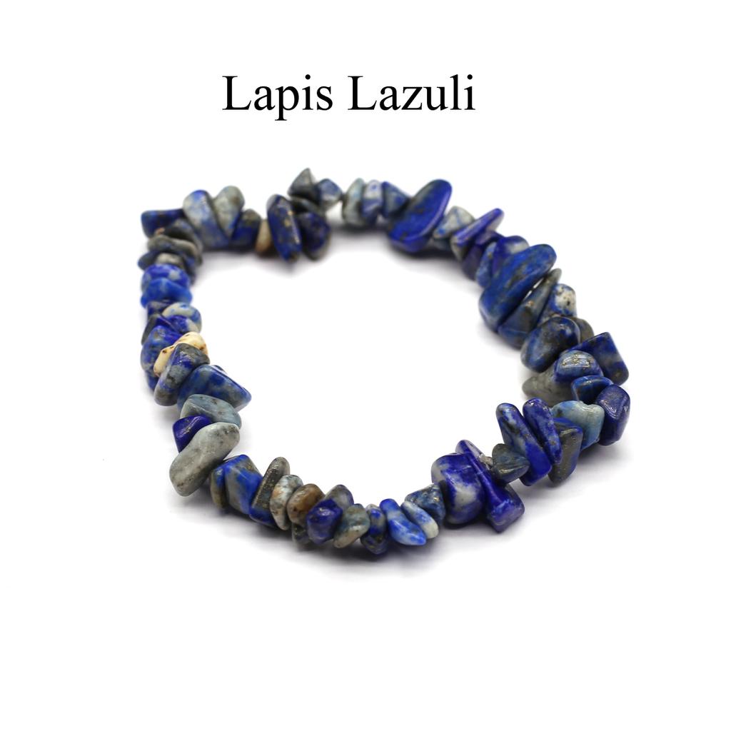 Reiki Healing Crystal Gravel Stretch Bracelet, Bohemian Energy Natural Stone Gemstone Bracelets for Women Men Christmas Halloween Jewelry Gifts 6-7mm