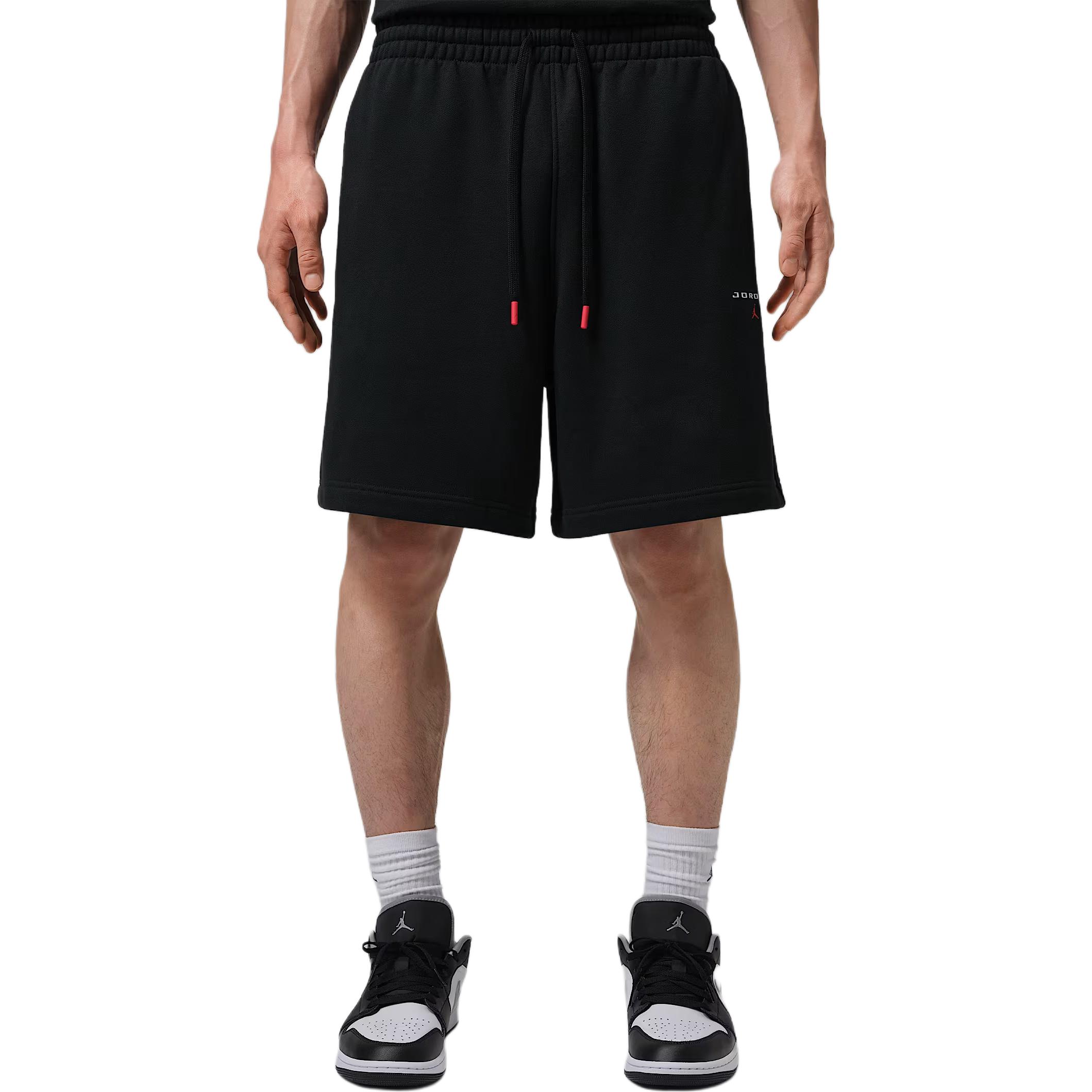 Jordan Flight Fleece Lace-Up Fashion Mid-Rise Casual Shorts Men shorts IW6375-010 L