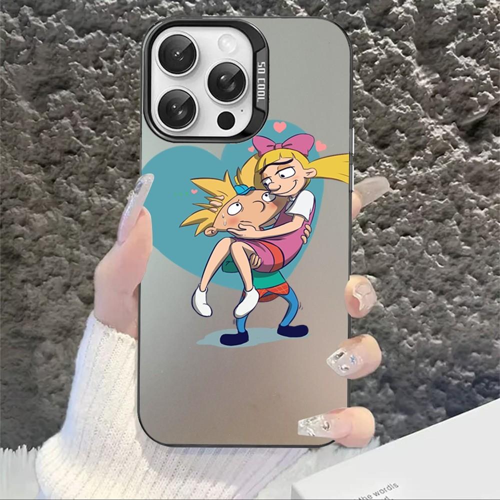 Hey Arnold Phone Case For IPhone 16 15 14 13 12 11 Pro Max X XR XSMAX 8 7 Plus Matte Shockproof Back Cover