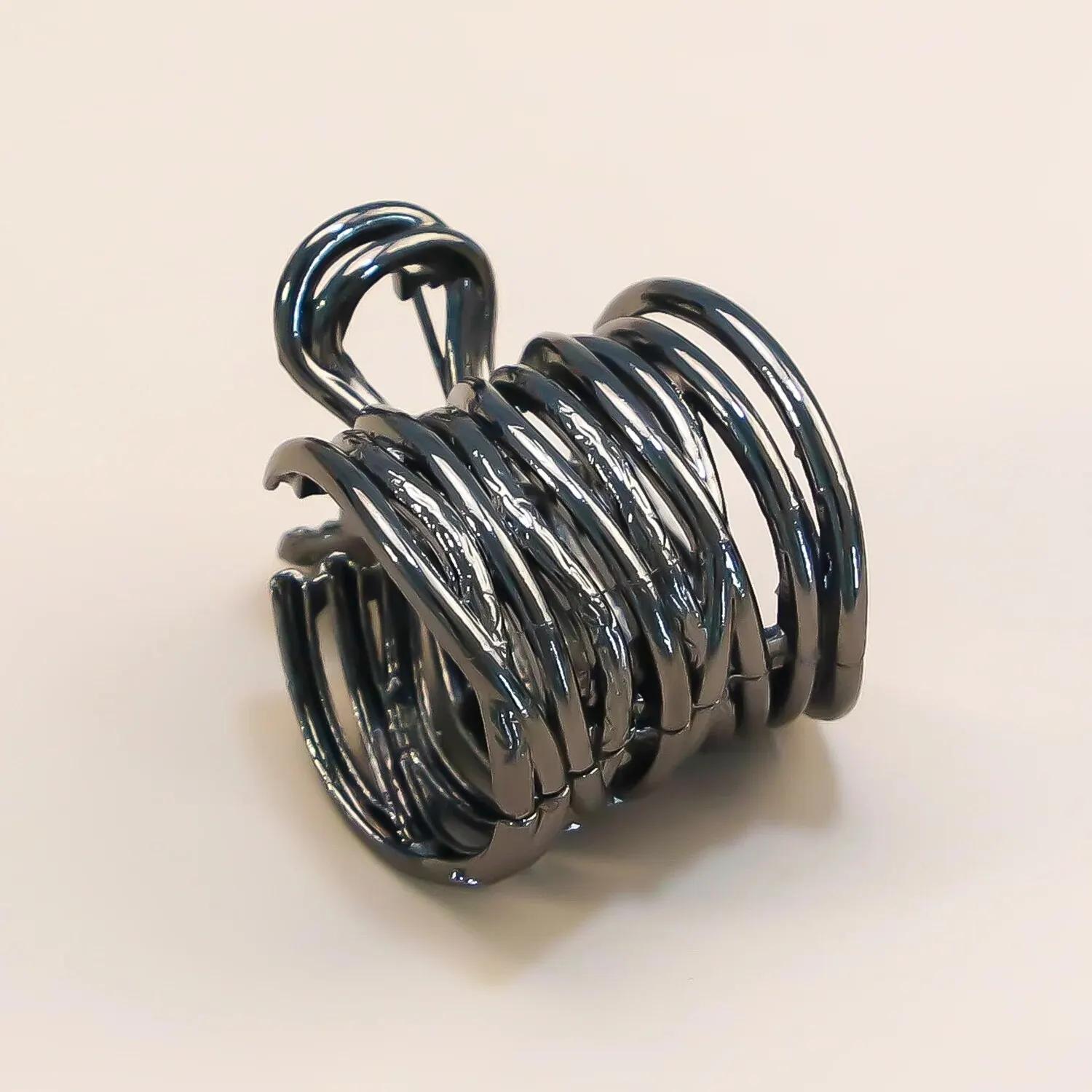 

3 шт. Подростковый простой высокий хвост Захват-клипса Продвинутое ощущение Заколка для волос Головной убор Темперамент Затылок Карта для волос Новая Пони 4cm-3pcs