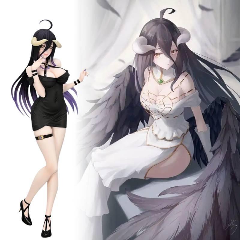 Albedo Overlord Mini Dress Version Figure Fiction Model Toys Statue Gift Garnish
