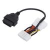 OBD2 Cable Conversion Connector Adapter Portable ABS Car Diagnostic Tool Replacement for Tesla 12?24V
