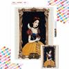 Diamond Mosaic Colorful Diamond Painting Princess Portrait Series Full Round Embroidery Cartoon Creative Hobbies Wall Decor