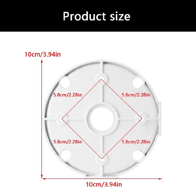 Protective Outdoor Camera Bracket Waterproof Junction Box for Security Camera, Easy Installation Surveillances Accessor