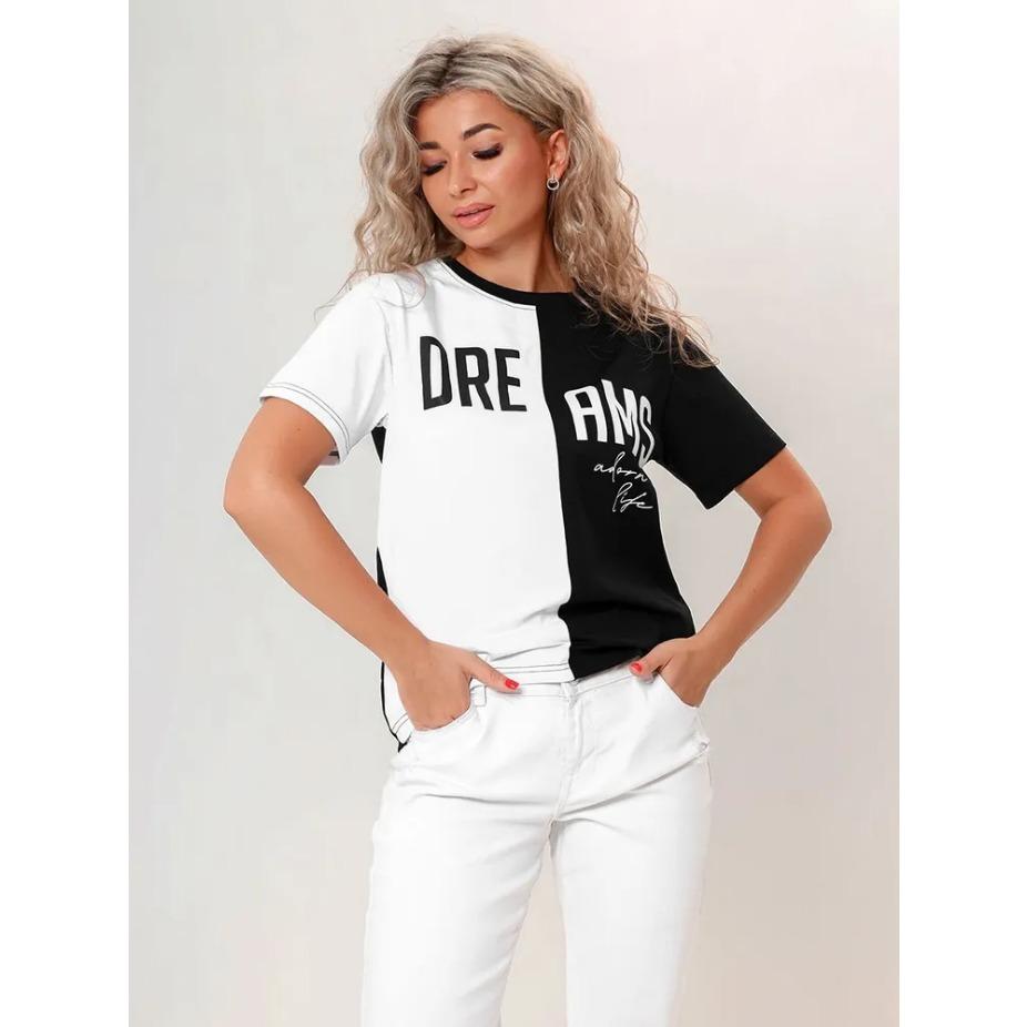 Women 3D Printed Short Sleeve O Neck T Shirt Polyester Summer Tees