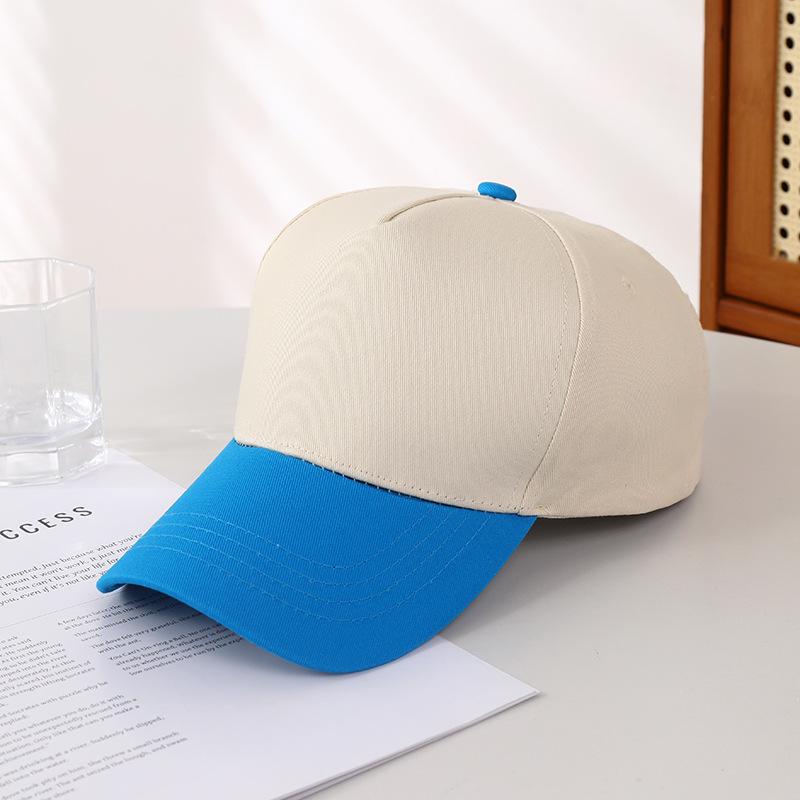 Unisex Color Block Baseball Cap: Stylish Five-Panel Sun Hat