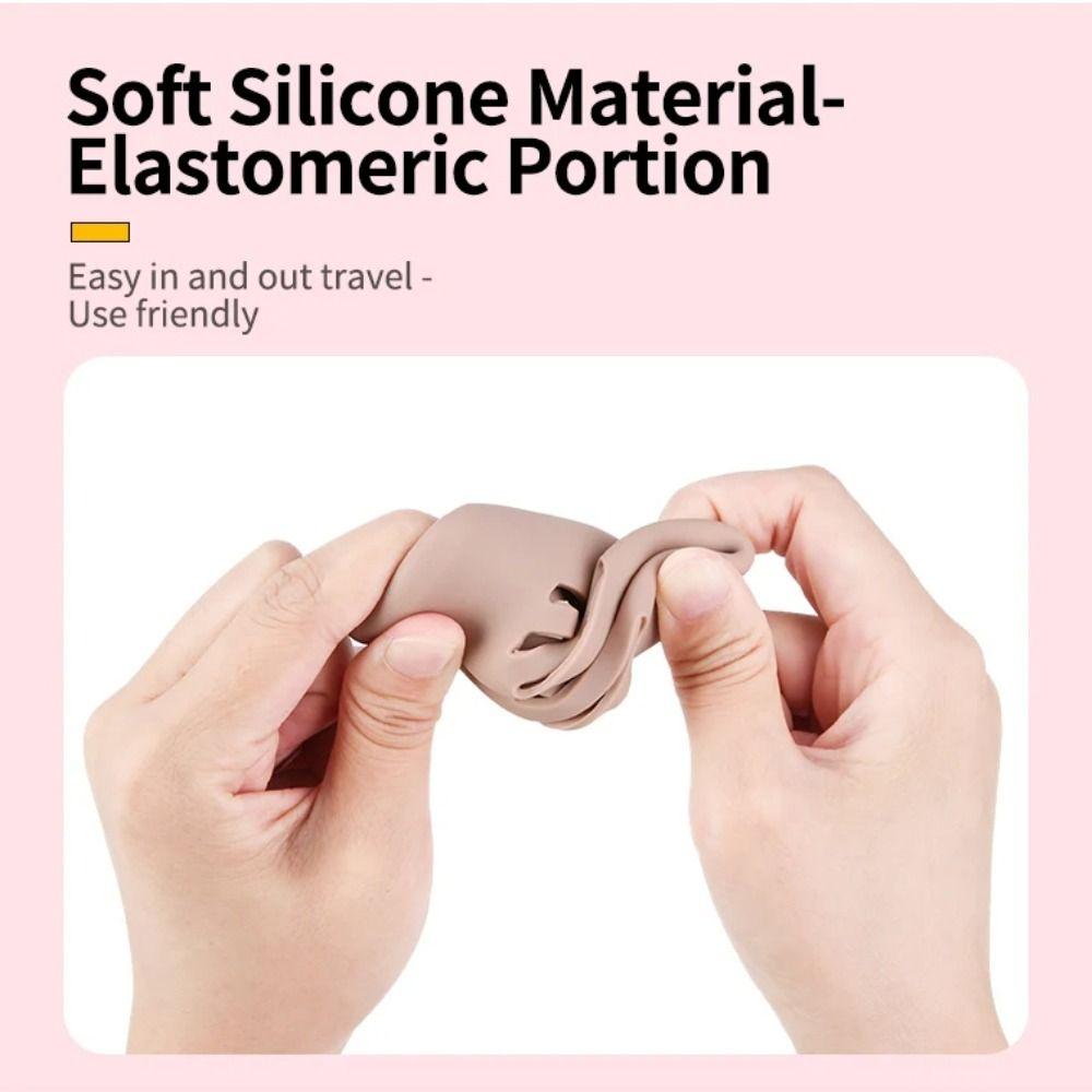 Portable Silicone Makeup Sponge Holder Multi-Hole Eco-Friendly Makeup Sponge Case Khaki Pink White Puff Organizer Box Cosmetic