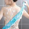 Silicone Body Shower Brush Long Extended Back Scrubber Belt Soft Exfoliating Massage for Gentle Peeling Skin Clean Home Bathing Use