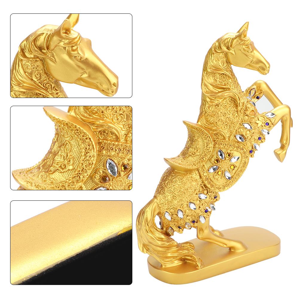 European Style Retro Horse Craft Statue Home Office Bar Decoration Ornament Birthday Gift