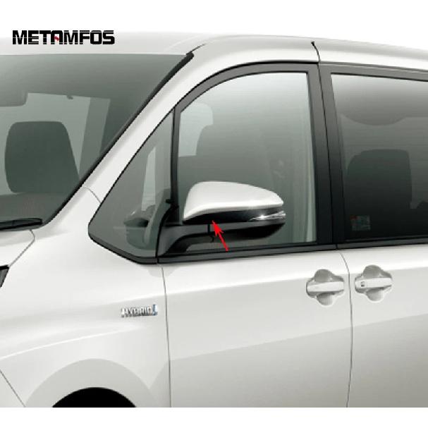 Для Toyota Voxy Noah R80 2014- Нержавеющая сталь Накладка-молдинг на зеркало заднего вида и боковую дверь Аксессуары для стайлинга автомобиля