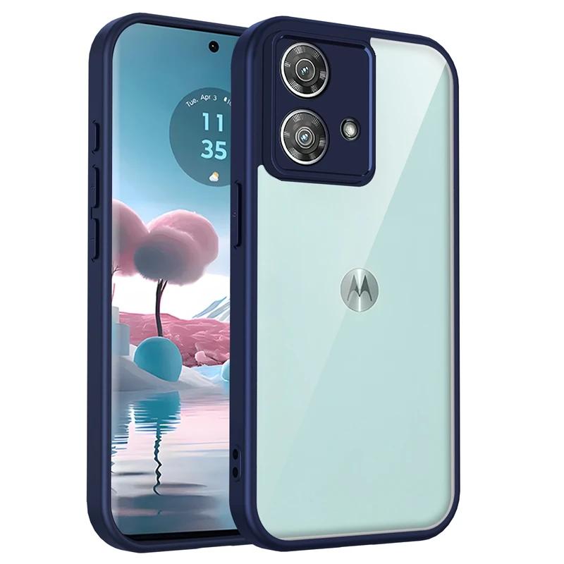 For Motorola Moto G84 Case Moto G84 Phone Case Moto G84 Power Cover Transparent Silicone PC Back TPU Bumper Shockproof Cover