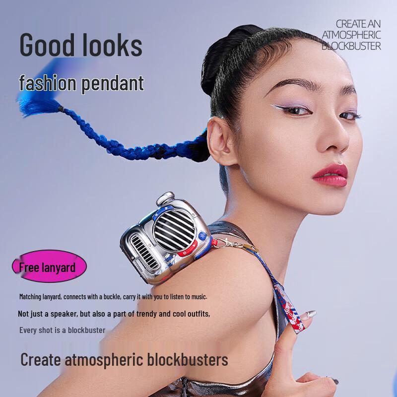 Divoom Spark-Pop Portable Mini Bluetooth Speaker