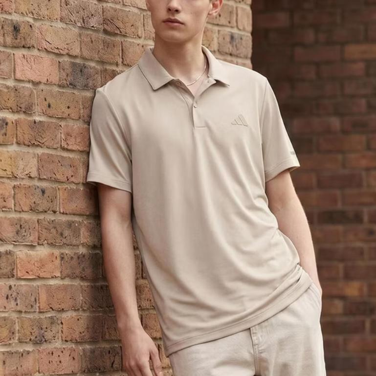 adidas Sports Casual Solid Color Polo Shirt Men Tops KX2744