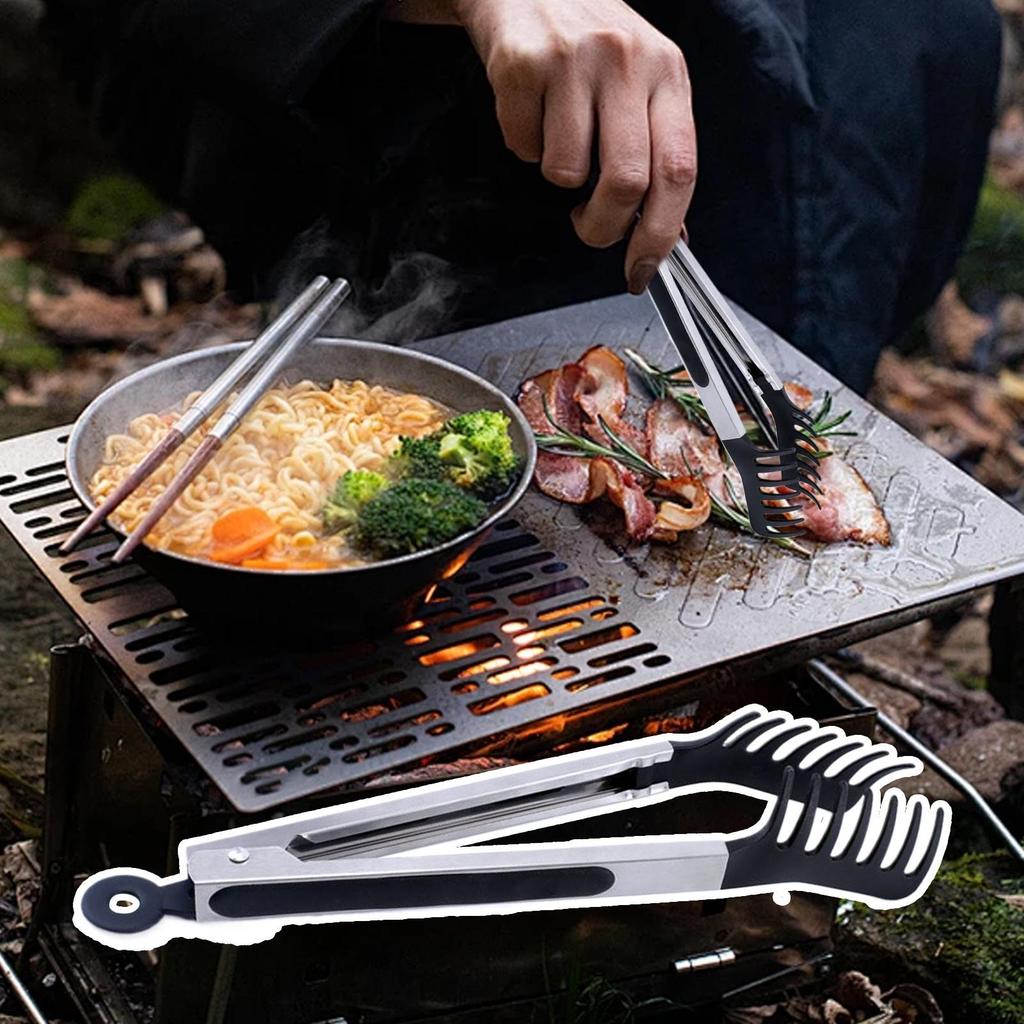 Kitchen Tongs Silicone Food Tongs Non Stick Cooking Serving Tongs For BBQ Salad Steak Pasta Spaghetti Noodles Clip Kitchen Gadge