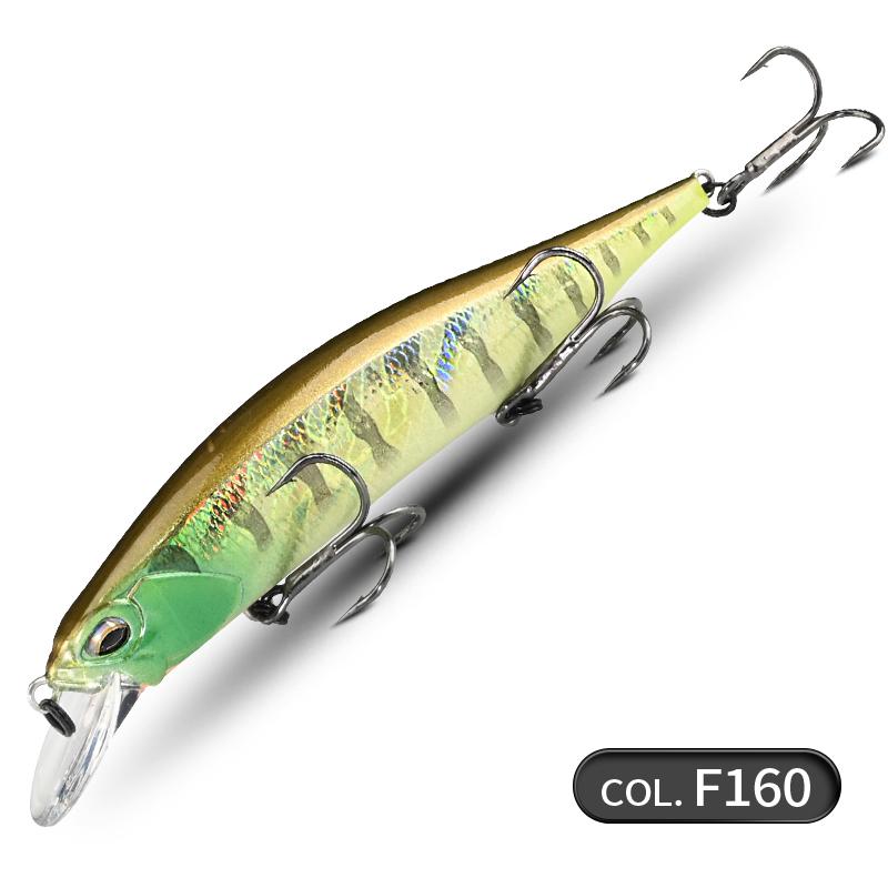 MEREDITH JBR-110SP Jerkbait 110mm 17g Tungsten Suspending Minnow Pike Bass JBR-110SP