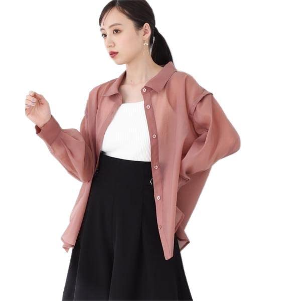 [Jill by Jill Stuart] 2-way Sheer Shirt Top