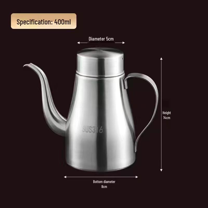 

Немецкий масляный горшок из нержавеющей стали 316 с герметичной крышкой и ситом