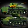 Tank Destroyer T-70 Light Tank  Puzzle Assembled Building Blocks Soviet Armored Vehicle  : Building Block Model Toy