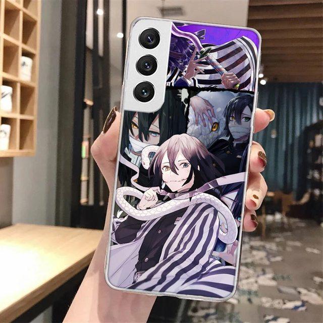 Demon Slayer Obanai Iguro miękki futerał na telefon do Samsung Galaxy S23 S22 Ultra S21 Plus S20 Fe S10 Lite S9 S8 + S10e S7 wzór krawędzi