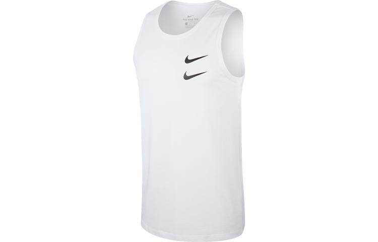 Nike Tank Tops Men's White Crew Neck Moderate Other CQ5293-100