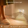 Butterfly Motion Sensor Night Light LED Rechargeable Under Cabinet Lamp for Closet Wardrobe Stair Kitchen Bedroom Home Decor
