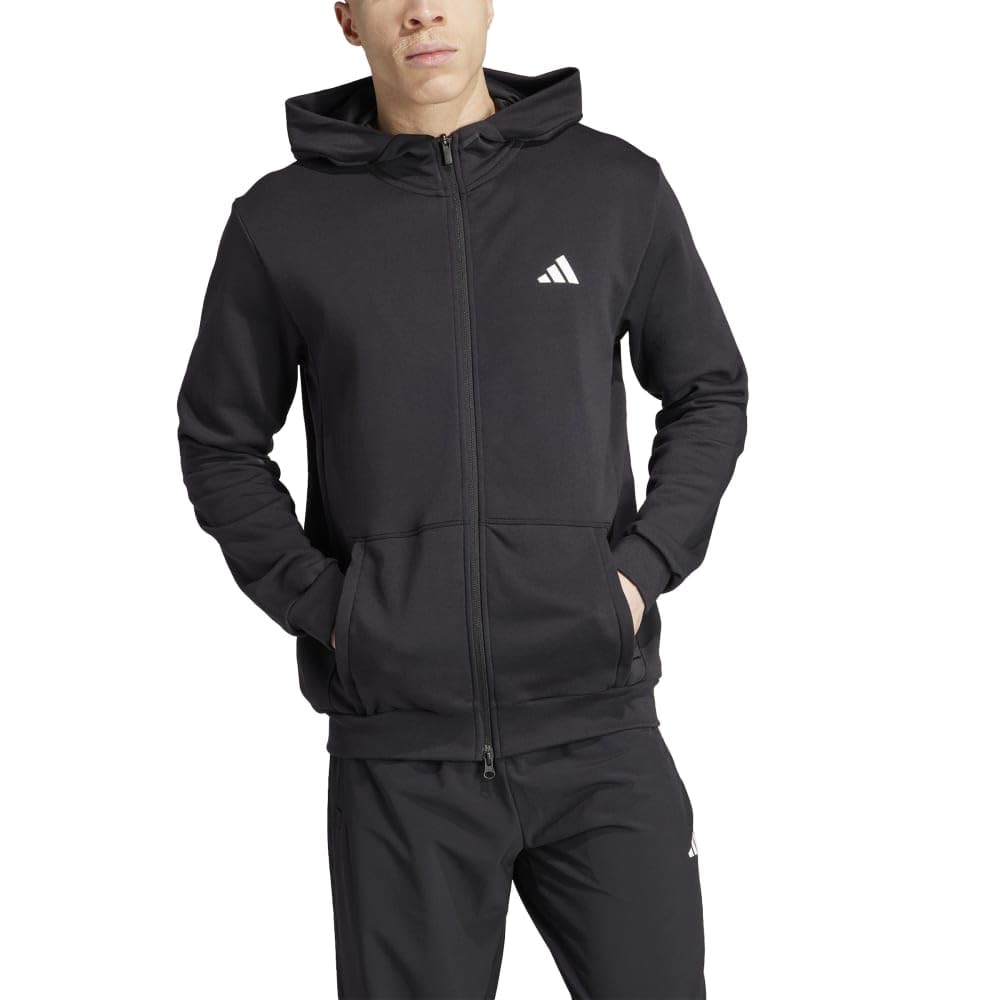 Adidas PUMP Workout Track Size M Top, Men's JSZ05, Black/White (IT4308),
