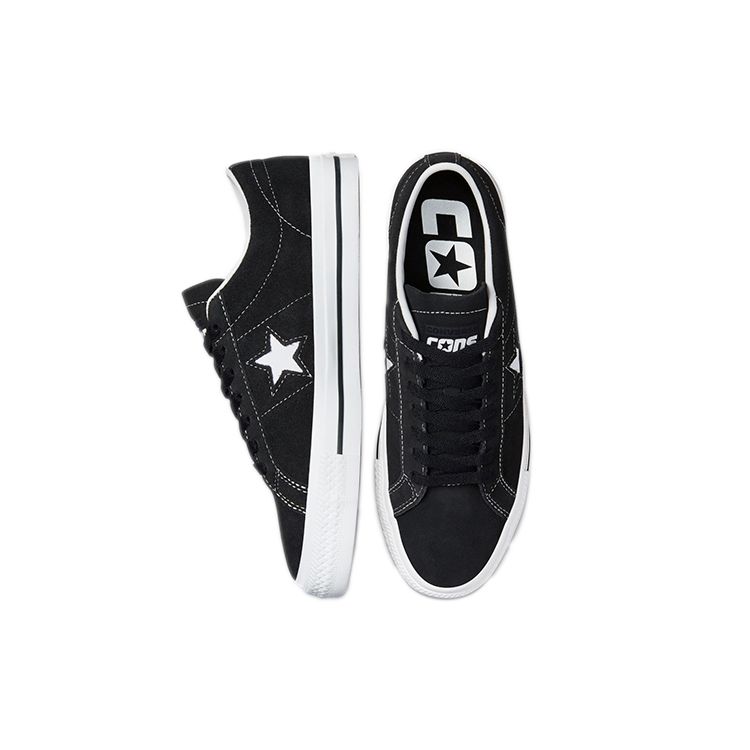 Converse One Star Pro Svart Hvit Unisex Sneakers 171327C