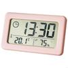 62KD Modern Desk Clock with Thermometers and Hygrometer Meter Functions