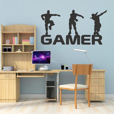 List Design Samoprzylepna dekoracja Gamer Wodoodporna naklejka ścienna do domu