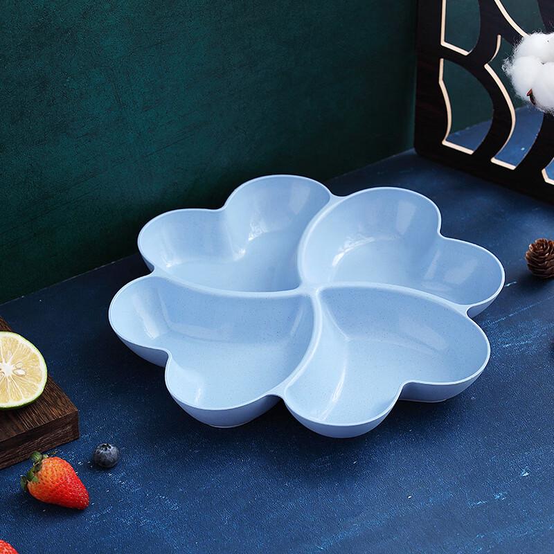UOSUUOSU Clover Divided Snack Serving Tray Set