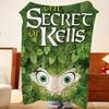 Animation T-The Secret Of K-Kells Throw Flannel Throw Blanket, Lightweight Cozy, Durable Washable Cute Cool