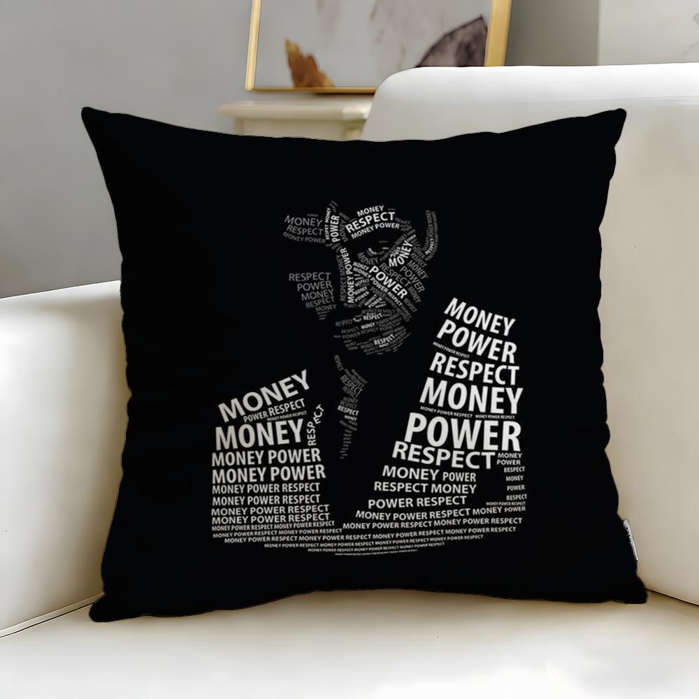 classic movie Scarface Cushion Cover Soft  EasyWash Pillow Case  Versatile for Couch Bed Travel and Office