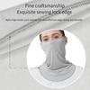 Gobygo 1Pcs Upf50+ Summer Sun Mask Breathable Uv-Protective Neck Mask Outdoor Cycling And Mountain Climbing Sports Men Women
