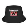 Unisex Greenland Not For Sale  Bucket Hat  Personality FisherUnisex Hats Summer Casual Vacation Caps Street Style Pattern Visor Hat