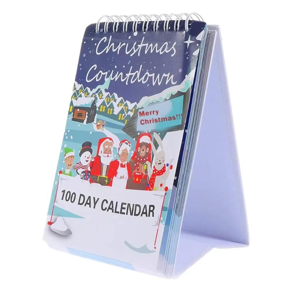Creative Tear Off Countdown Calendar Santa Claus Christmas Countdown Calendar  Desk Ornament