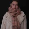 Less is more CHECK muffler & shawl 3 colors