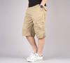 Summer new overalls straight mid-pants casual pants sweatpants men's loose shorts six-point pants trendy pants