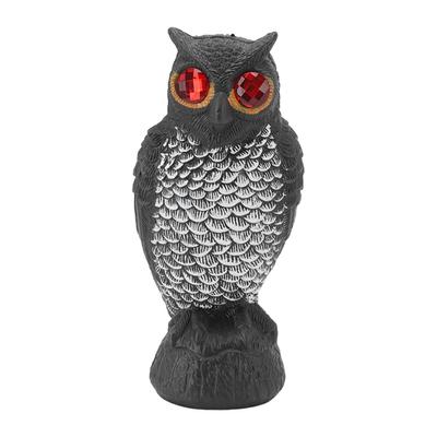 Owl Bird Deterrent Garden Plastic Red Eyes Owls To Keep Birds Away Fine Details Wear Resistant Owls