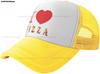 I Love Pizza Hat Mesh Cap for Men Women Adjustable Trucker Hat Baseball Cap