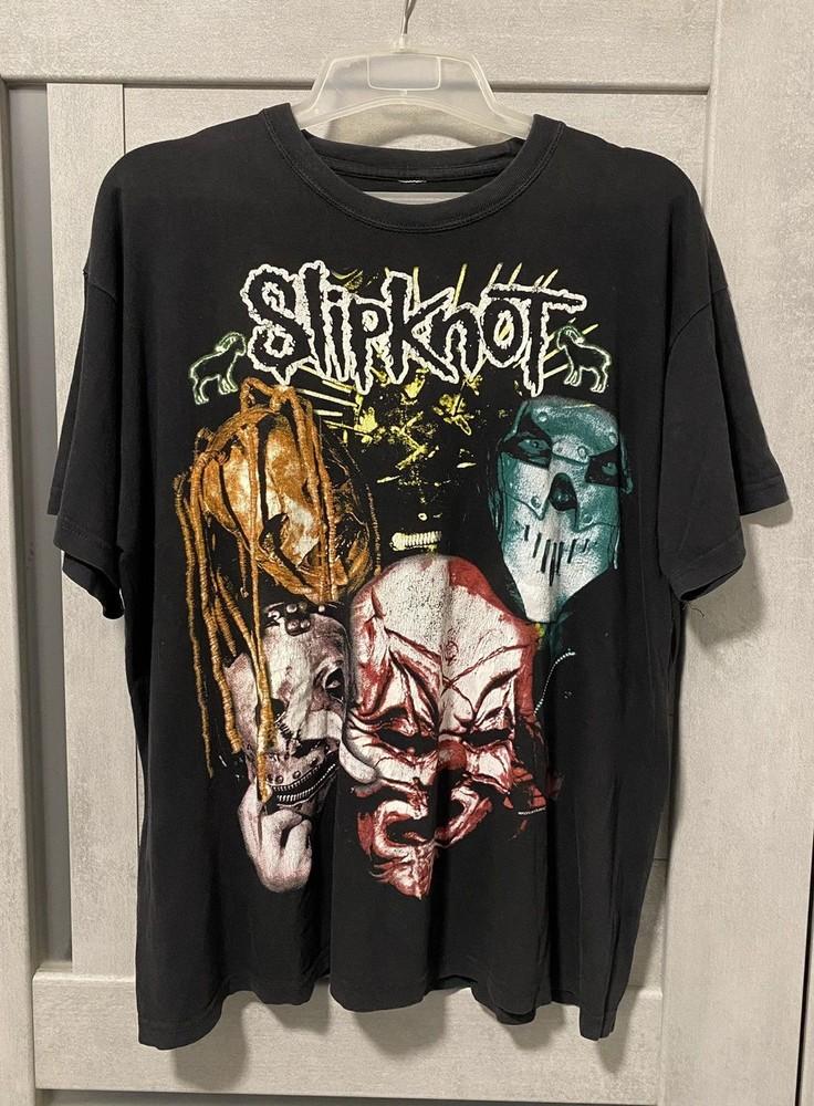 Slipknot Shirt Slipknot Band Black T-shirt Unisex S-5XL  VN3638 Unisex T-Shirt XXXXL