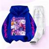Kinder Hoodie Sets Kpop Dämonenjäger Saja Jungen Pullover Mädchen Jungen Sweatshirts Anime Trainingsanzug Herbst Lässig Kinderkleidung