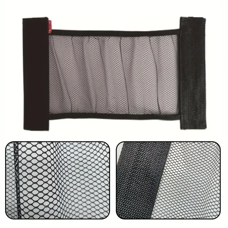 Car Back Rear Seat Storage Net Elastic String Net Universal Mesh Storage Bag Magic Sticker Auto Car Trunk Organizer Accessories