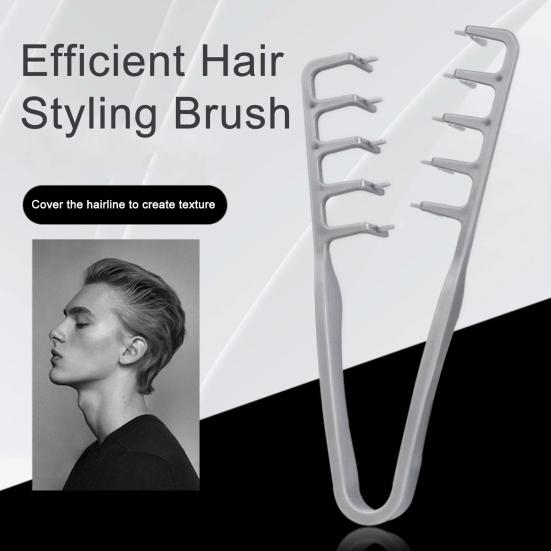 2Pcs Hair Volumizing Comb Men Women Wide Tooth Fluffy Hair Styling Comb Roots Lift